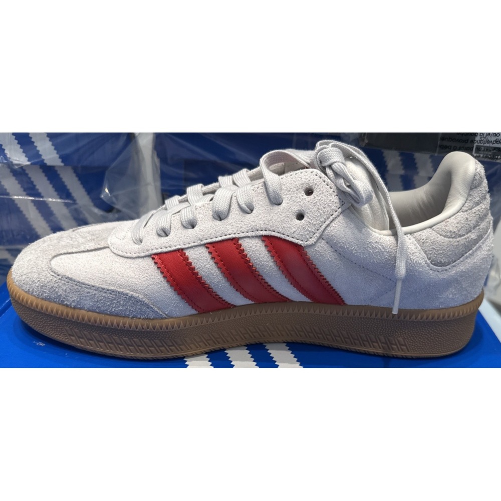 Adidas SAMBA XLG Shoes Men's 13 / Women's 14 White with Red Stripes - New in Box - Picture 10 of 16